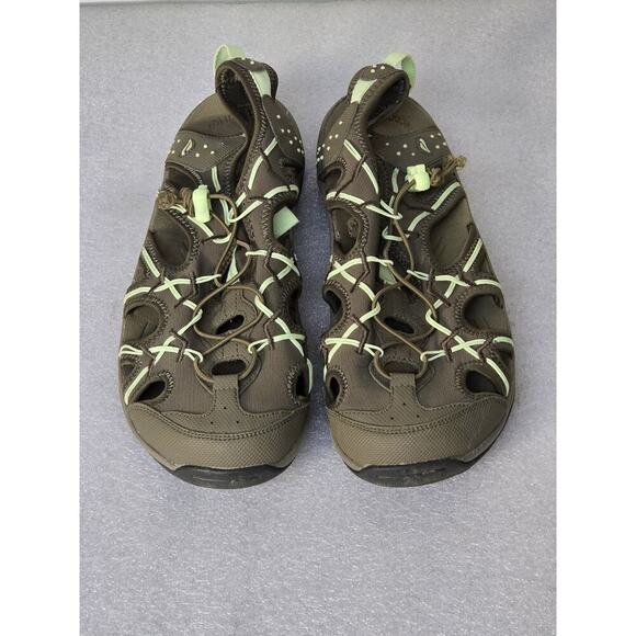 ABEO H2O Biomechanical Footwear with Built-In Orthotics - WN10 Olive/Light Green - Picture 1 of 6